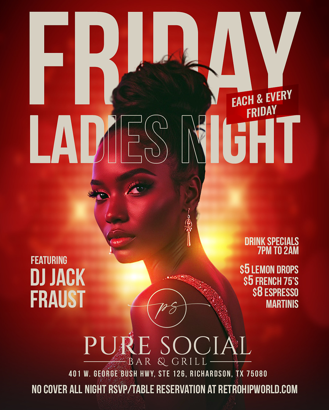 PURE FRIDAY LADIES NIGHT